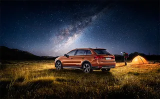 朗境汽车星空夜景