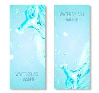 飞溅的水花banner