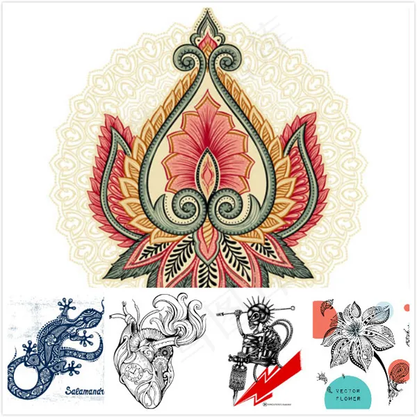 纹身图案矢量2eps,ai矢量模版下载