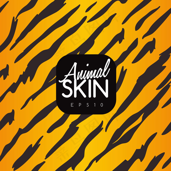 金色老虎皮毛纹理