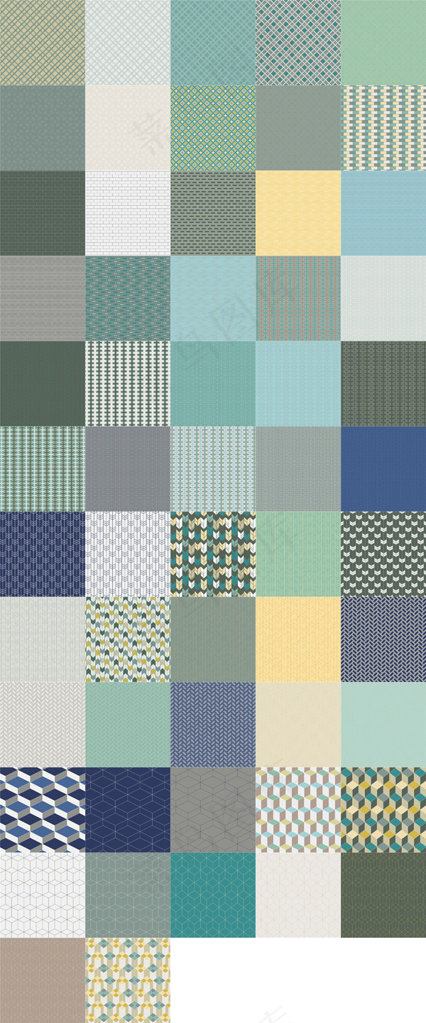 几何图形无缝背景