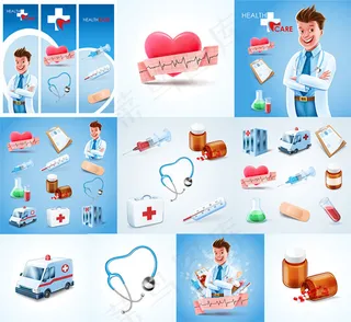 医疗器械图标,免抠元素