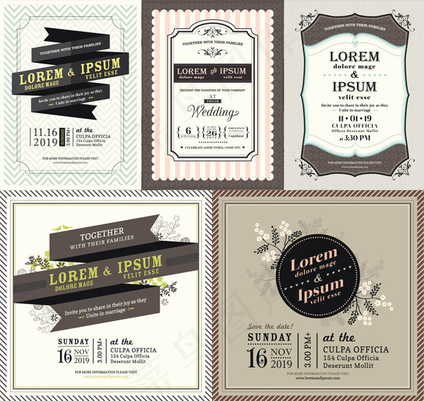 花纹装饰与边框