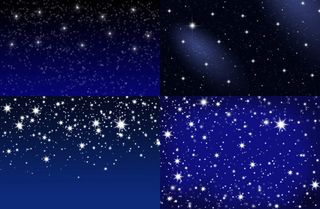 璀璨的星光背景,背景元素