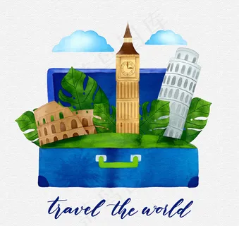 行李箱里的风景