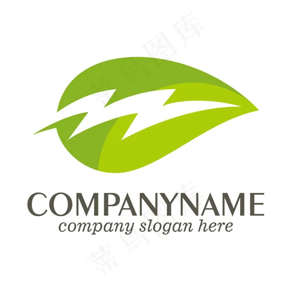 抽象树叶logoeps,ai矢量模版下载