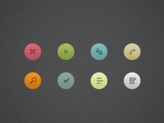 浅色网页图标,免抠元素