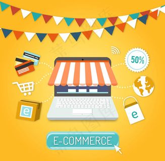 电子商务插画