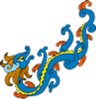 矢量彩色龙纹_13