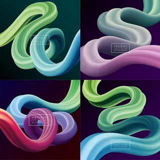 缠绕效果抽象背景