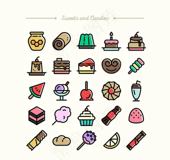 美味零食图标,免抠元素