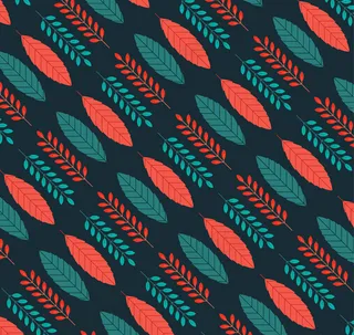 斜线树叶无缝背景