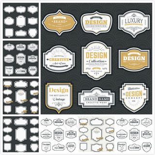 欧式时尚标签,免抠元素