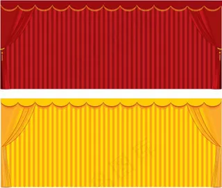 帷幕背景矢量