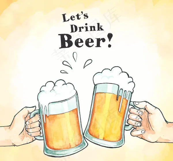 碰杯的手臂矢量ai矢量模版下载