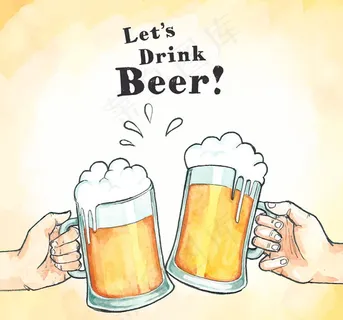 碰杯的手臂矢量