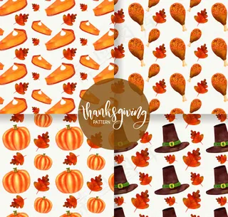 感恩节无缝背景