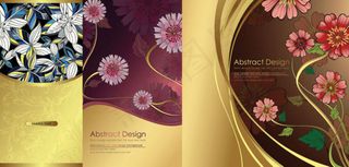 传统花纹背景,背景元素