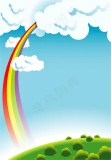 绿地彩虹景观