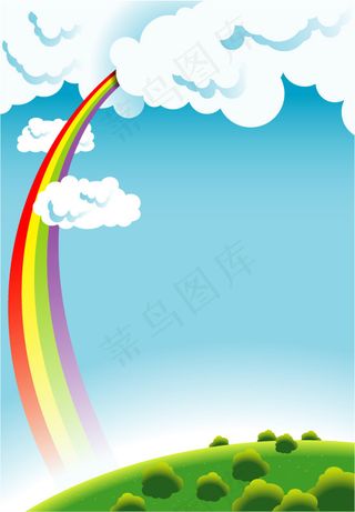 绿地彩虹景观