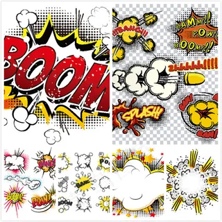 创意爆炸贴矢量
