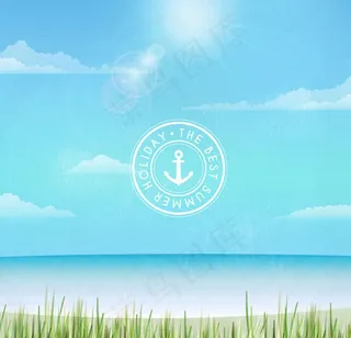 假期沙滩风景