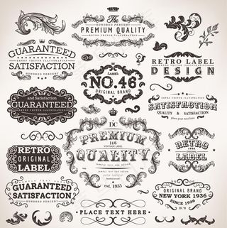 手绘藤蔓花纹边框