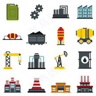 工业图标集合,免抠元素