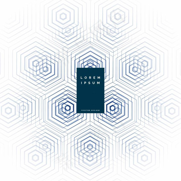 六角形状抽象背景