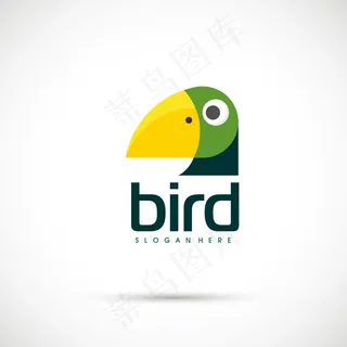 彩色小鸟标志