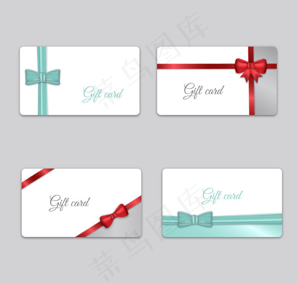 蝴蝶结装饰卡片