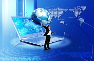 韩国数码科技,背景元素