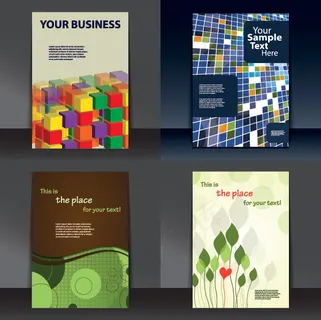 创意封面矢量