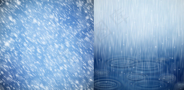 雨雪背景矢量eps,ai矢量模版下载