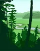 矢量风景背景_100,背景元素ai矢量模版下载