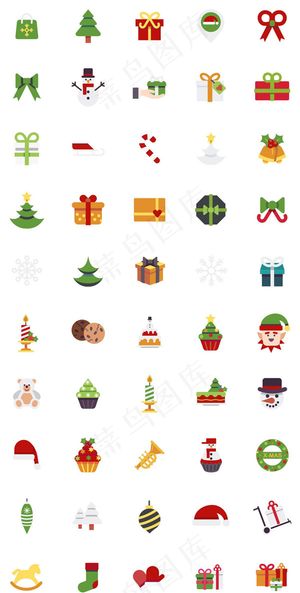 圣诞节图标矢量
