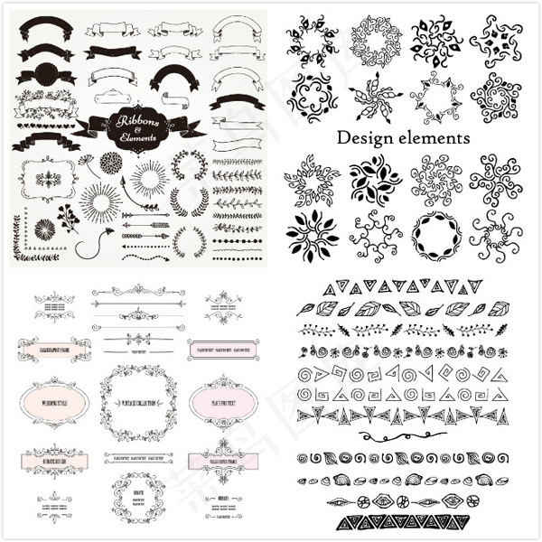 花纹底纹矢量eps,ai矢量模版下载