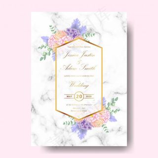 婚礼花艺邀请函