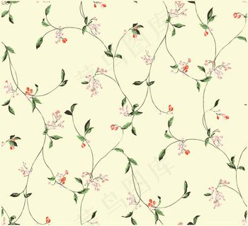 素雅小花花纹