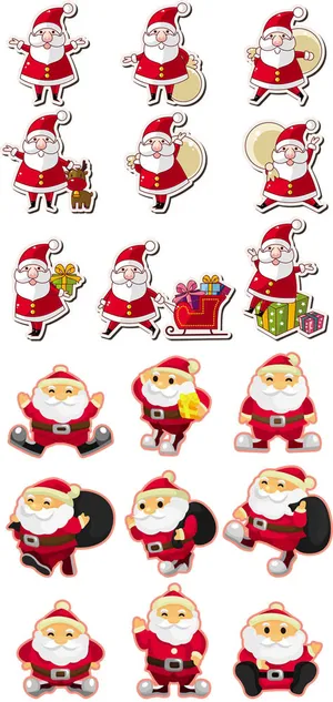 圣诞老人贴纸