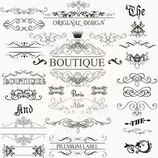 欧式装饰花纹花边