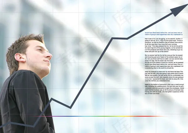 金融人物psd模版下载