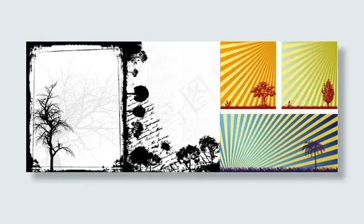 树木相关矢量 树木相关矢量