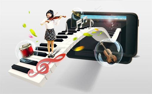 拉小提琴的女孩