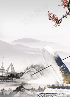 企业文化展板背景