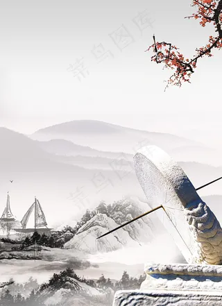 企业文化展板背景