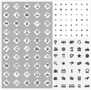 网页小图标矢量,免抠元素