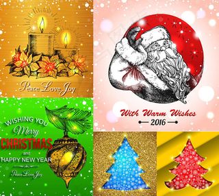 圣诞树与圣诞老人