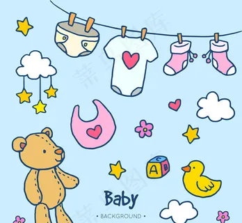 彩绘婴儿用品 彩绘婴儿用品
