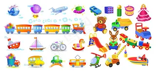 儿童玩具矢量